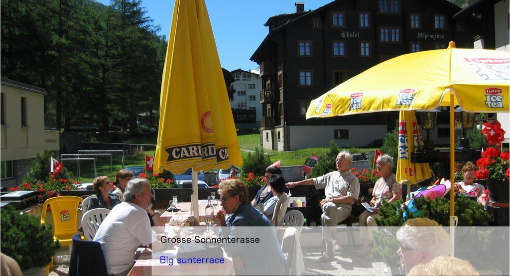Hotel Restaurant Mattmarkblick Saas-Almagell Exterior photo